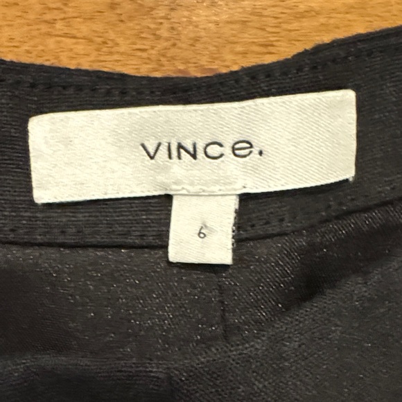 Vince Wide Leg Linen Dress Pants - Picture 2 of 5